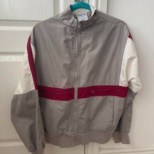 Womens Grey and Red Jacket